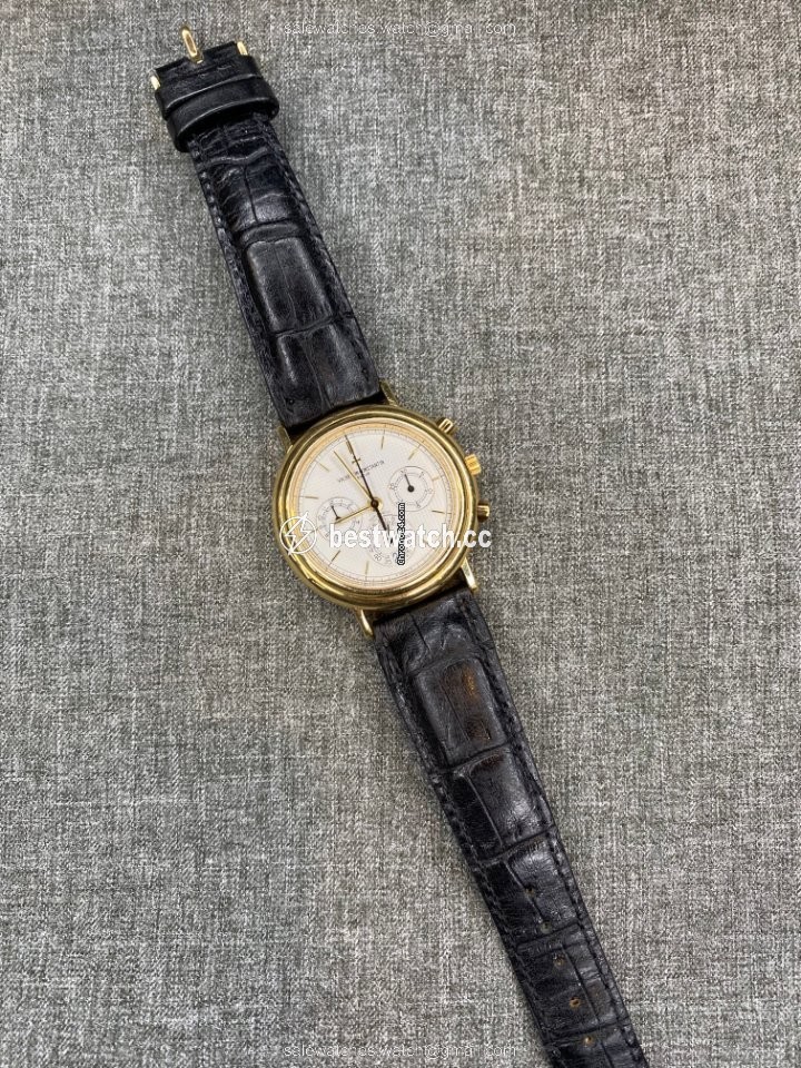 IMG_9085 Vacheron Constantin Historiques Mens watch Unisex Automatic Yellow gold 49003 Replica 2