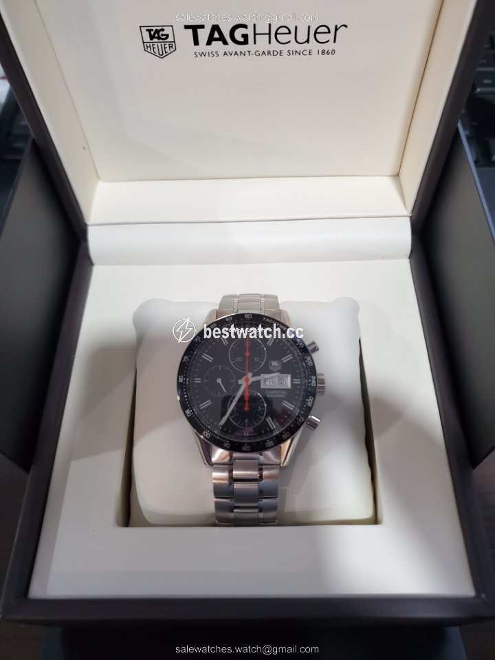 TAG Heuer Carrera Calibre 16 Mens watch Unisex Automatic Steel CV201AH.BA0725 Replica 2