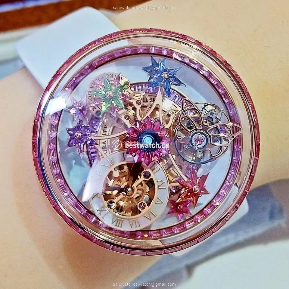 IMG_9085 Jacob & Co. Womens watch Manual winding Rose gold JCAM31 Replica 2