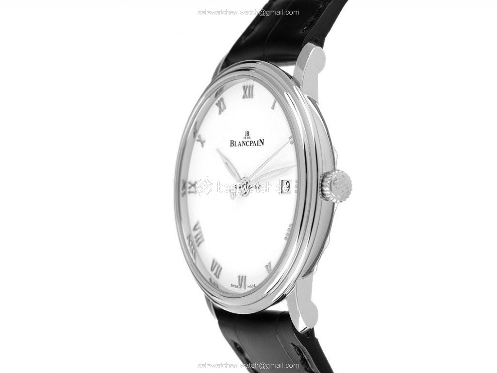 IMG_9085 Blancpain Villeret Mens watch Unisex Automatic Steel 6224 11 27 55B Replica 2