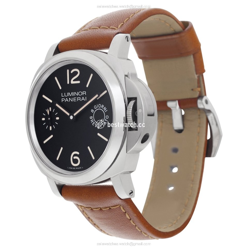 IMG_9085 Panerai Luminor Marina 8 Days Mens watch Unisex Manual winding Steel PAM00590 Replica 2