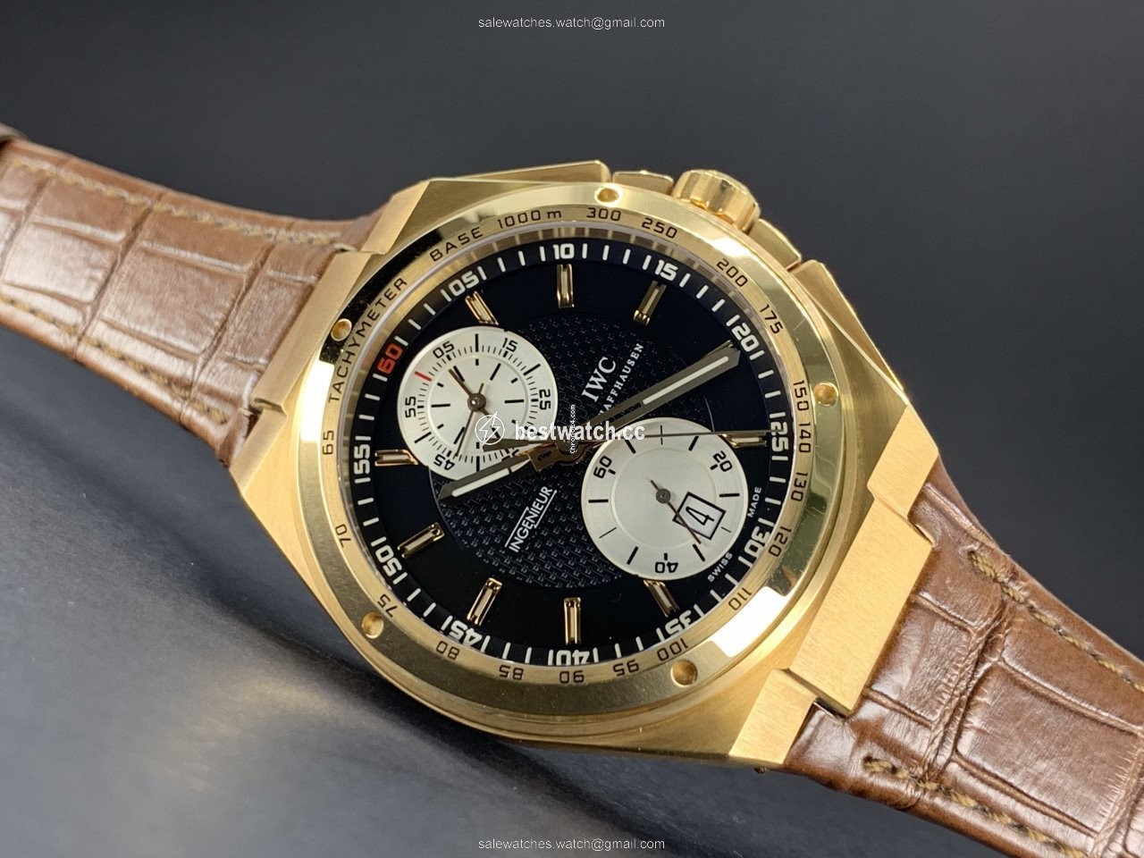 IMG_9085 IWC Big Ingenieur Chronograph Automatic Rose gold IW378402 Replica 2