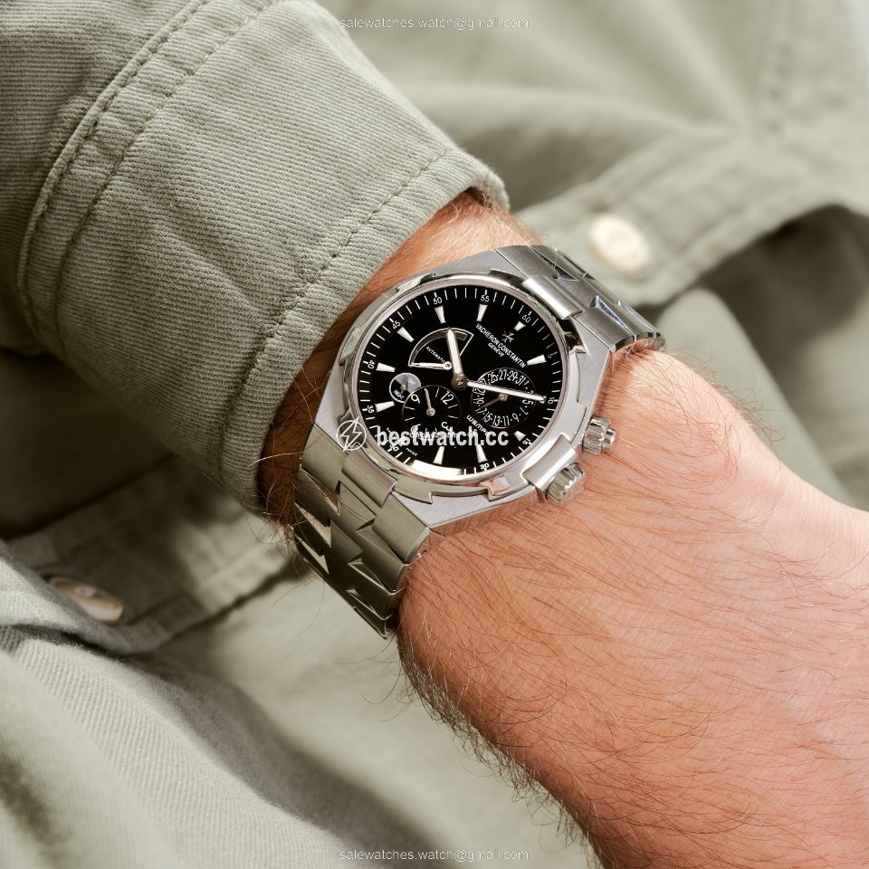 IMG_9085 Vacheron Constantin Overseas Dual Time Mens watch Unisex Automatic Steel 47450 B01A Replica 2
