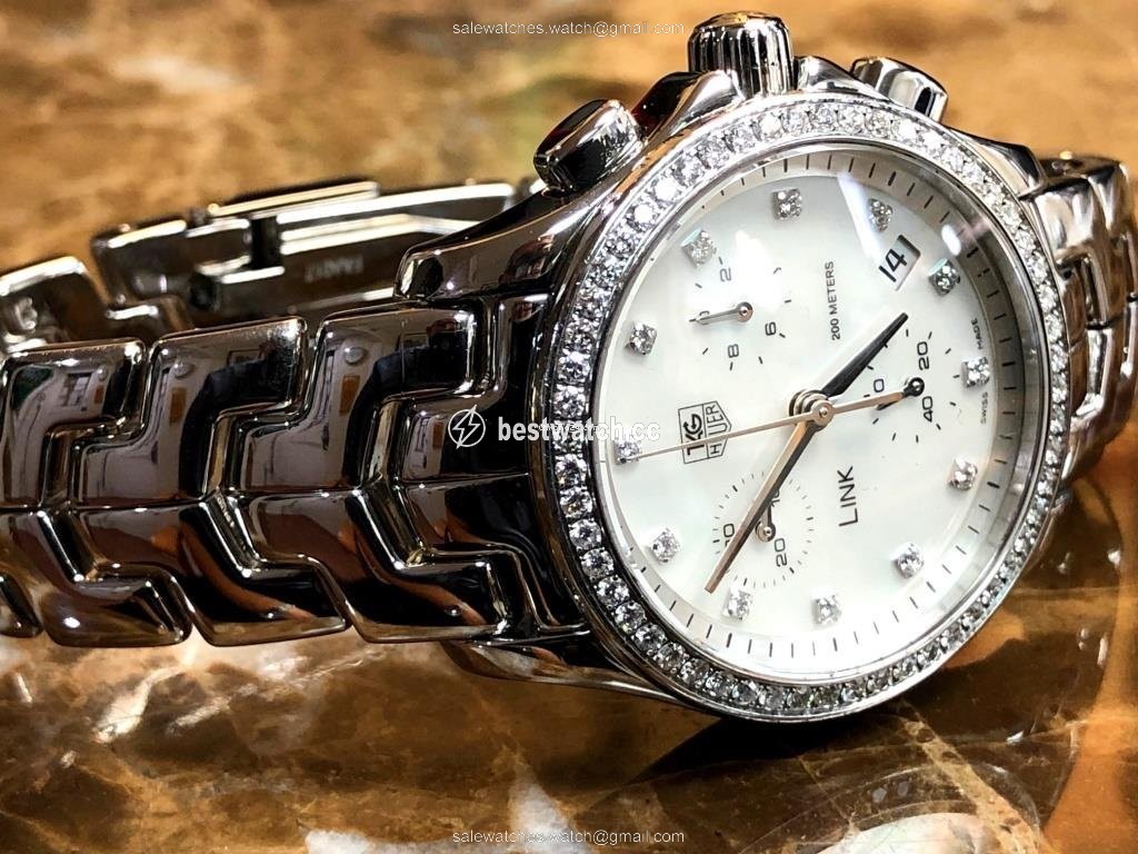 IMG_9085 TAG Heuer Link Lady Womens watch Quartz Steel CJF1314.BA0580 Replica 2
