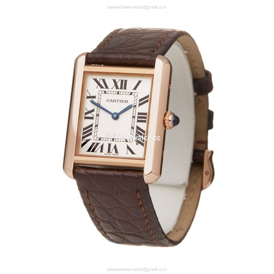 IMG_9085 Cartier Tank Solo Quartz Gold Steel W5200025 Replica 2