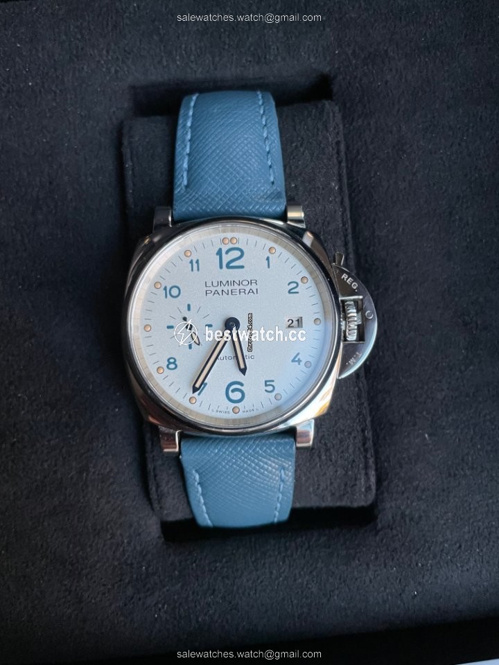 IMG_9085 Panerai Luminor Due Mens watch Unisex Automatic Steel PAM 00906 Replica 2