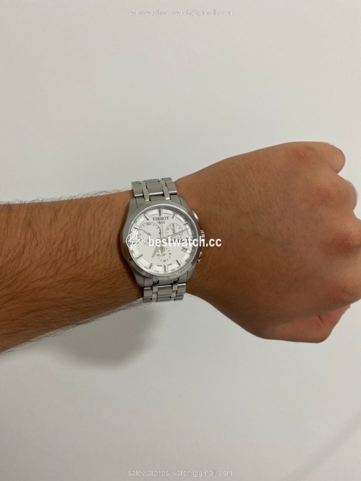 IMG_9085 Tissot Couturier Mens watch Unisex Quartz Steel T0356171103100 Replica 2