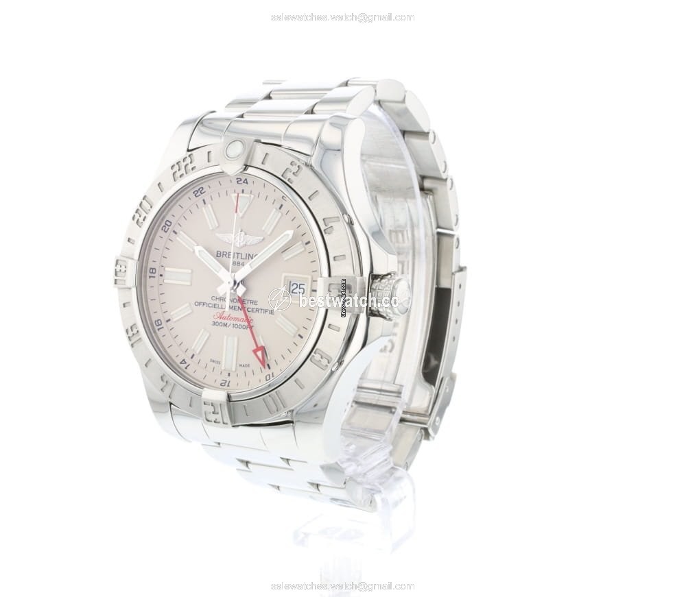 IMG_9085 Breitling Avenger II GMT Mens watch Unisex Automatic Steel A3239011 Replica 2