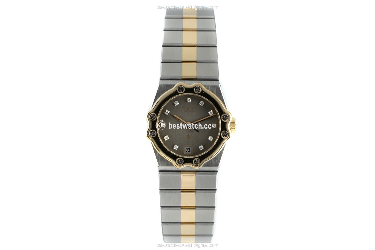 IMG_9085 Chopard St. Moritz Womens watch Quartz Gold Steel 25 8024 Replica 2