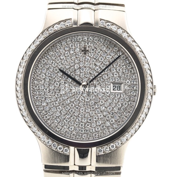 IMG_9085 Vacheron Constantin Mens watch Unisex Automatic White gold 48510 967G-0922 Replica 2