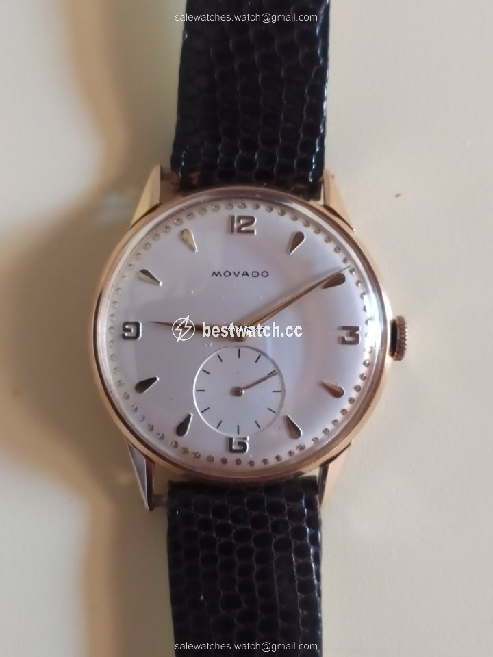 IMG_9085 Movado Mens watch Unisex Manual winding Yellow gold 0080976 Replica 2