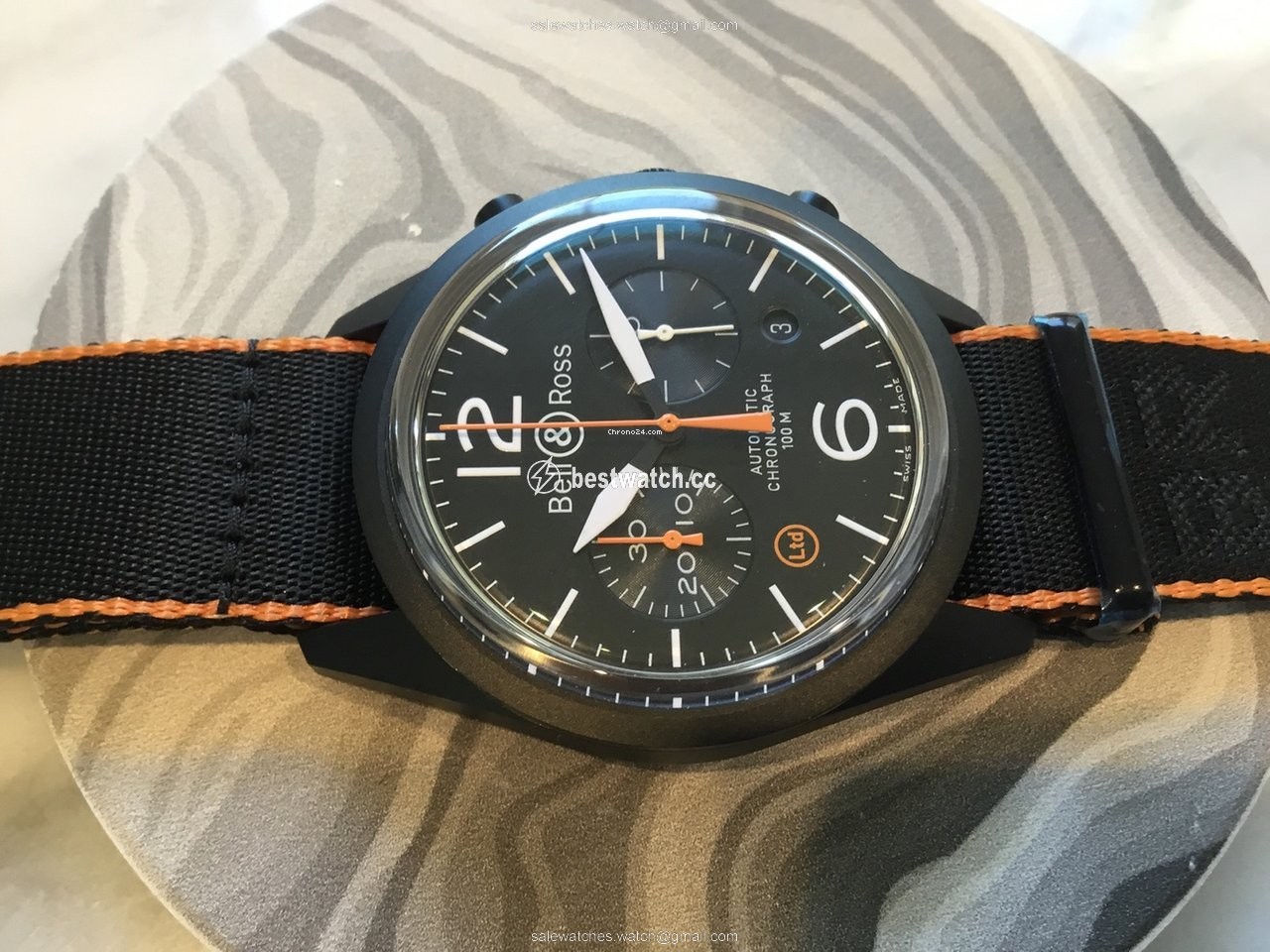 IMG_9085 Bell & Ross BR V1 Mens watch Unisex Automatic Steel BRV126-O-CA Replica 2