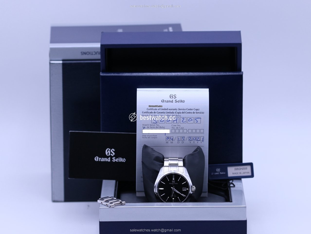 IMG_9085 Seiko Grand Seiko Mens watch Unisex Automatic Steel SBGH205 Replica 2