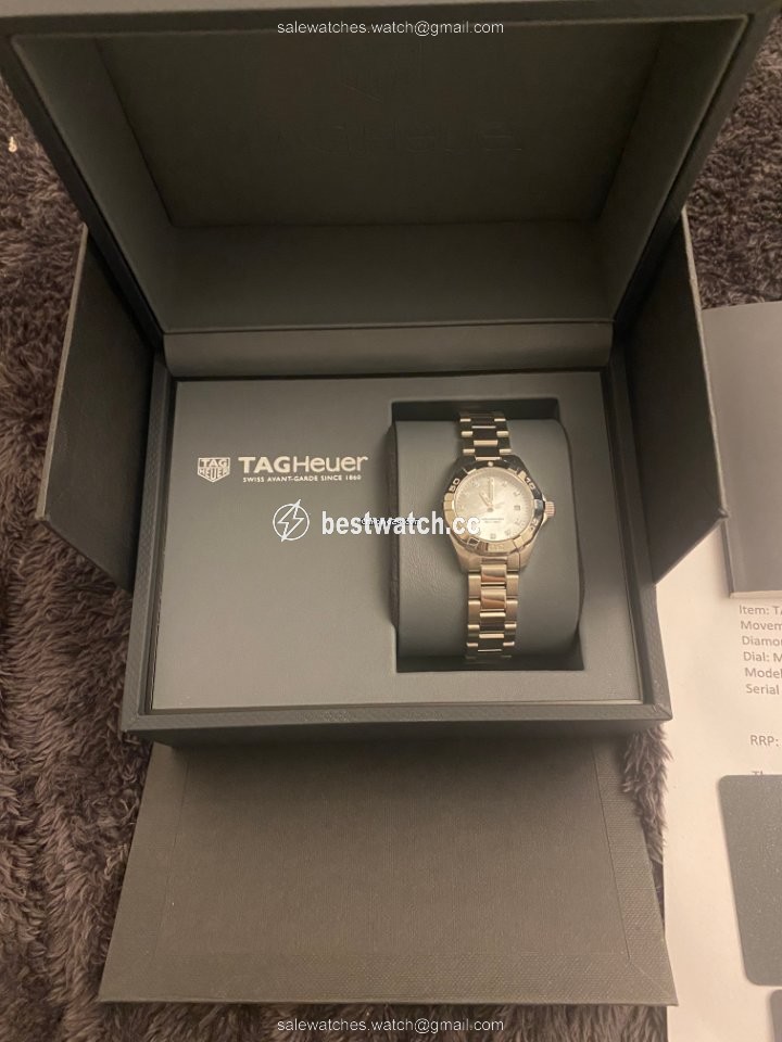 TAG Heuer Aquaracer Lady Womens watch Quartz Steel WBD1414.BA0741 Replica 2