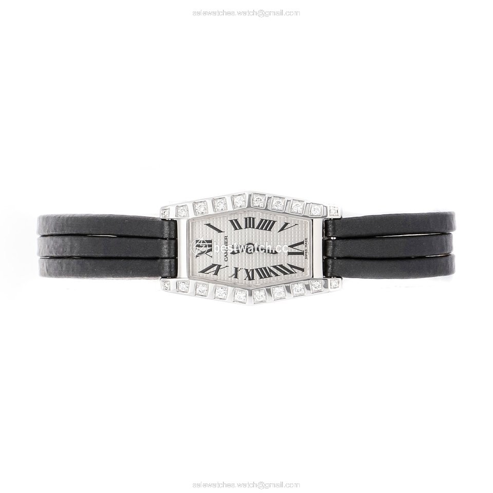 IMG_9085 Cartier Lanieres Womens watch Quartz White gold WJ200538 Replica 2