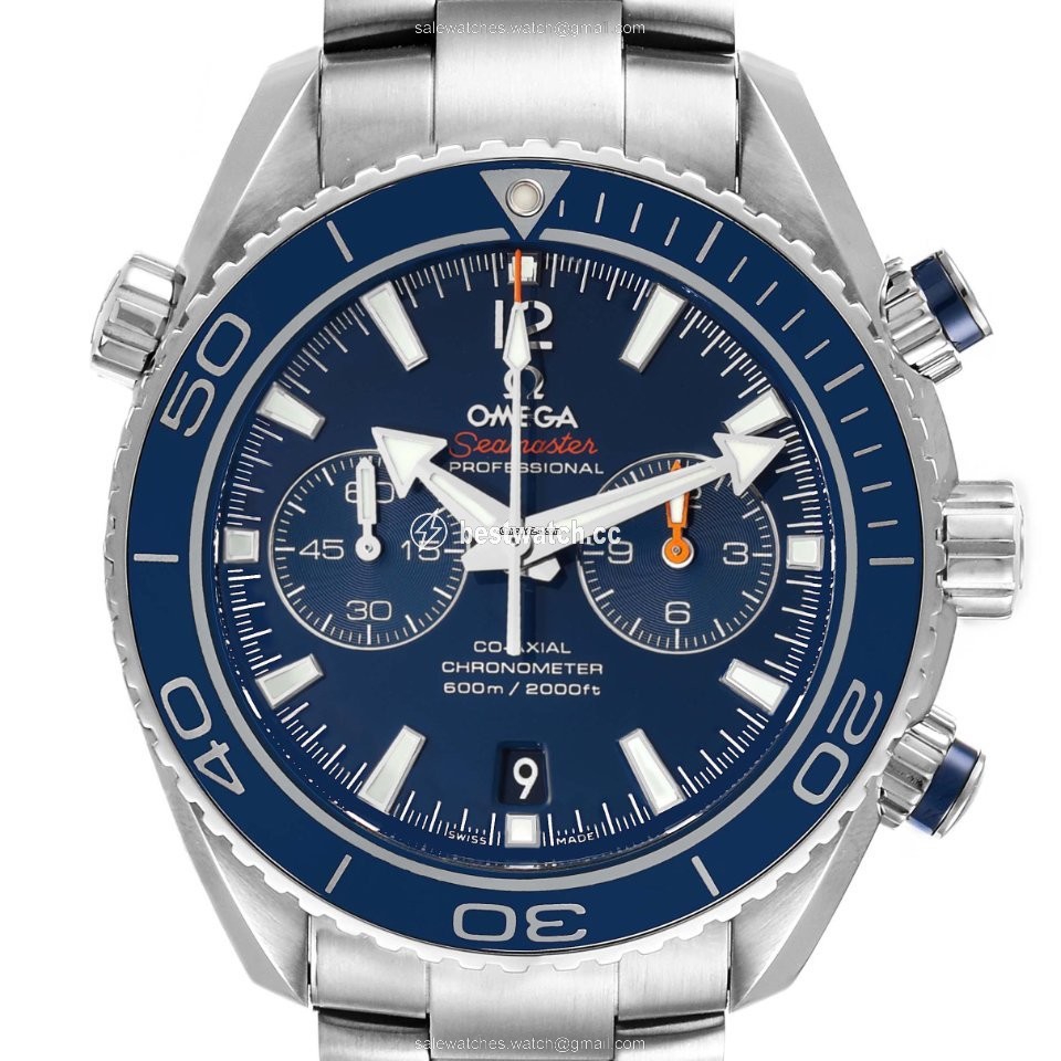 Omega Seamaster Planet Ocean Chronograph Mens watch Unisex Automatic Titanium 232.90.46.51.03.001 Replica 2