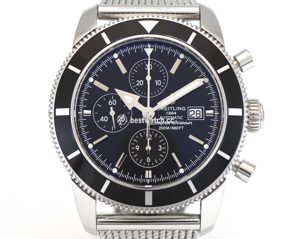 IMG_9085 Breitling Superocean Heritage Chronograph Mens watch Unisex Automatic Steel A1332024 B908 152A Replica 2