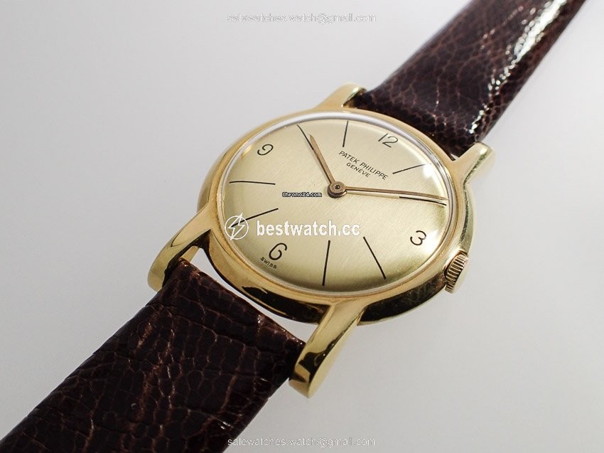 Patek Philippe Vintage Mens watch Unisex Manual winding Yellow gold 2505 Replica 2