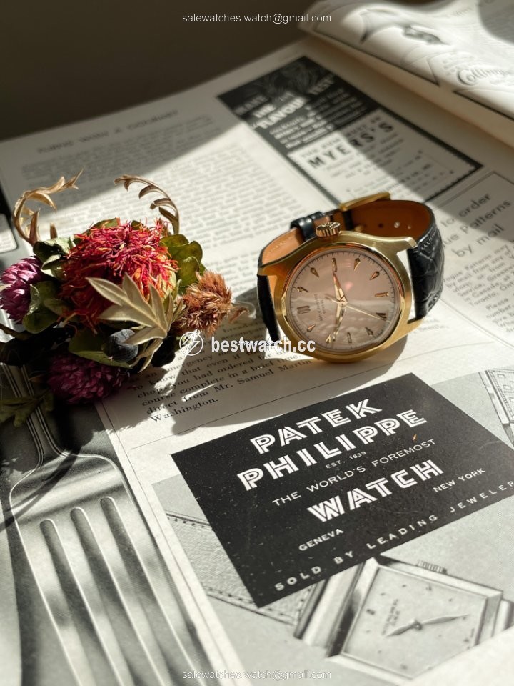 IMG_9085 Patek Philippe Calatrava Mens watch Unisex Manual winding Yellow gold 2533 Replica 2