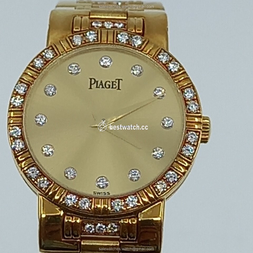 IMG_9085 Piaget Dancer Womens watch Quartz Yellow gold 80564 k 818 Replica 2