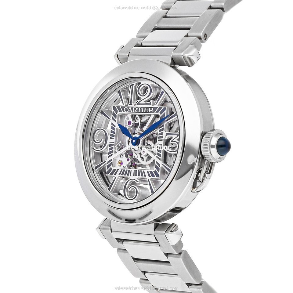 Cartier Pasha Mens watch Unisex Automatic Steel WHPA0007 Replica 2