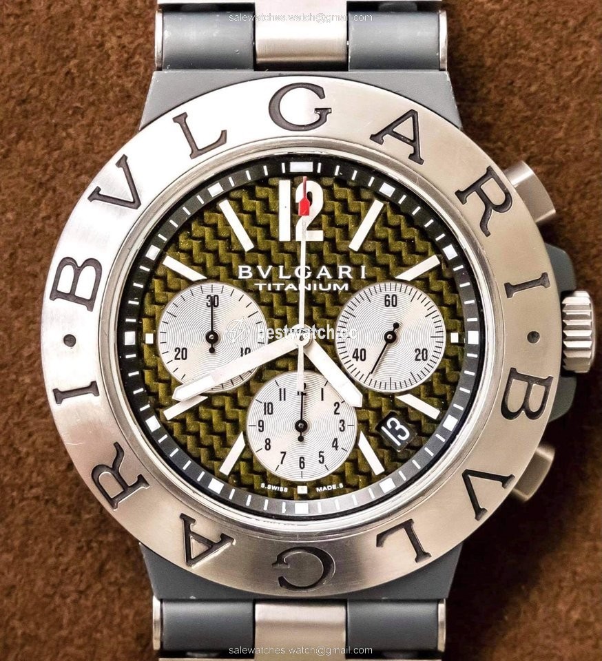 Bulgari Diagono Mens watch Unisex Automatic Titanium TI 44 TA CH Replica 2