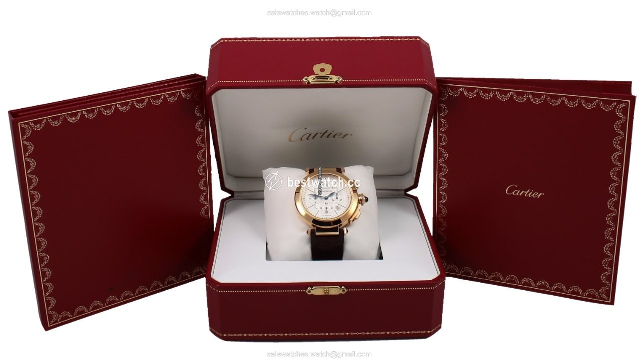 Cartier Pasha Mens watch Unisex Automatic Yellow gold W3020151 Replica 2