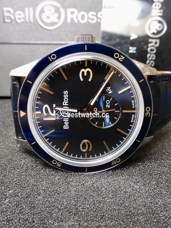 Bell & Ross Vintage Automatic Steel BR 123 Replica 2
