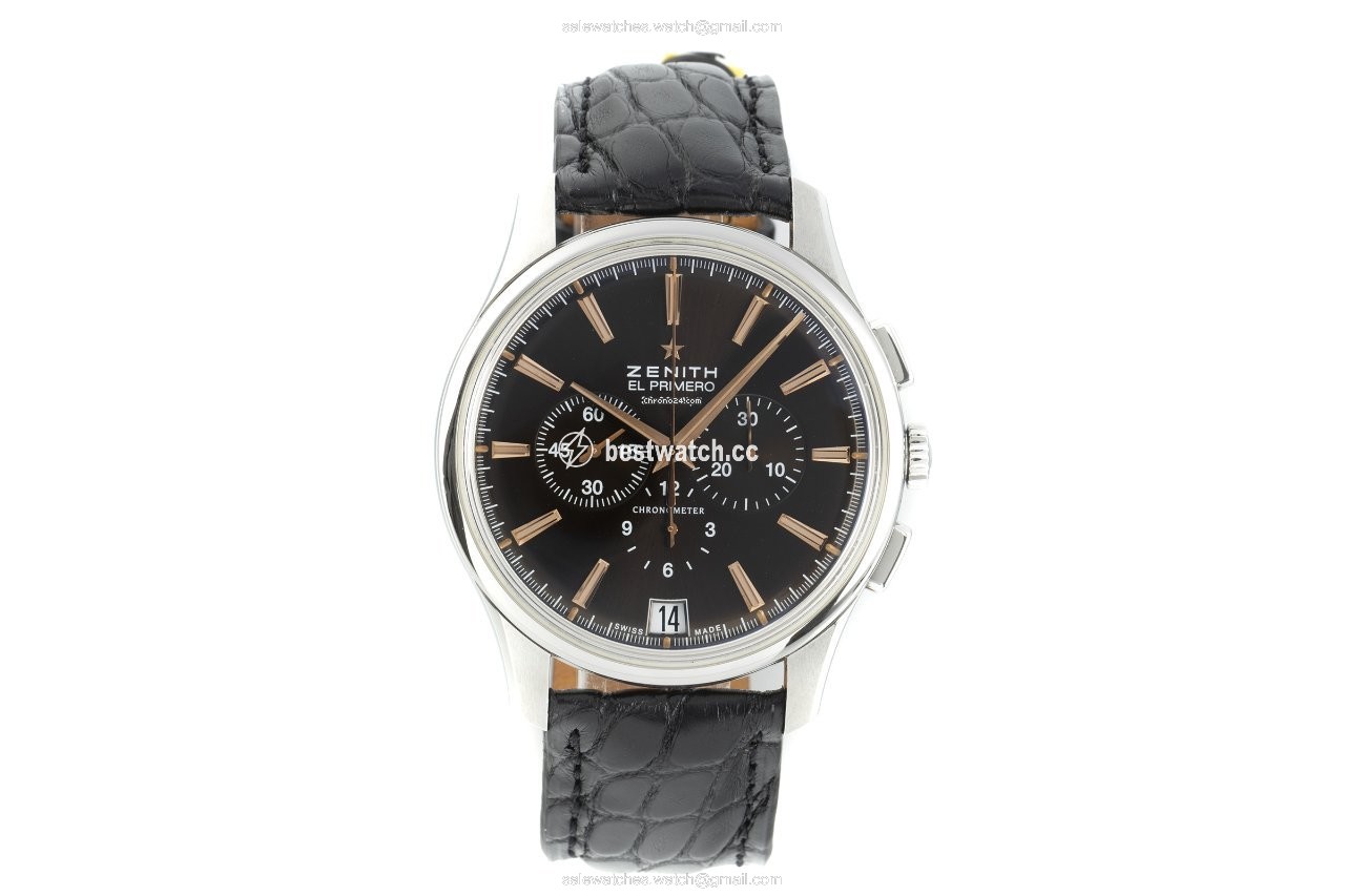 IMG_9085 Zenith Captain Chronograph Mens watch Unisex Automatic Steel 03.2110.400 Replica 2