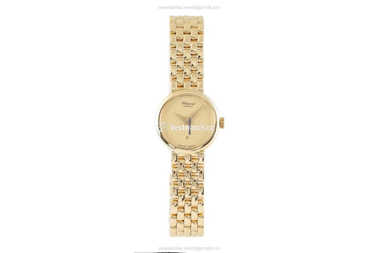 IMG_9085 Chopard Womens watch Quartz Yellow gold 4067 Replica 2