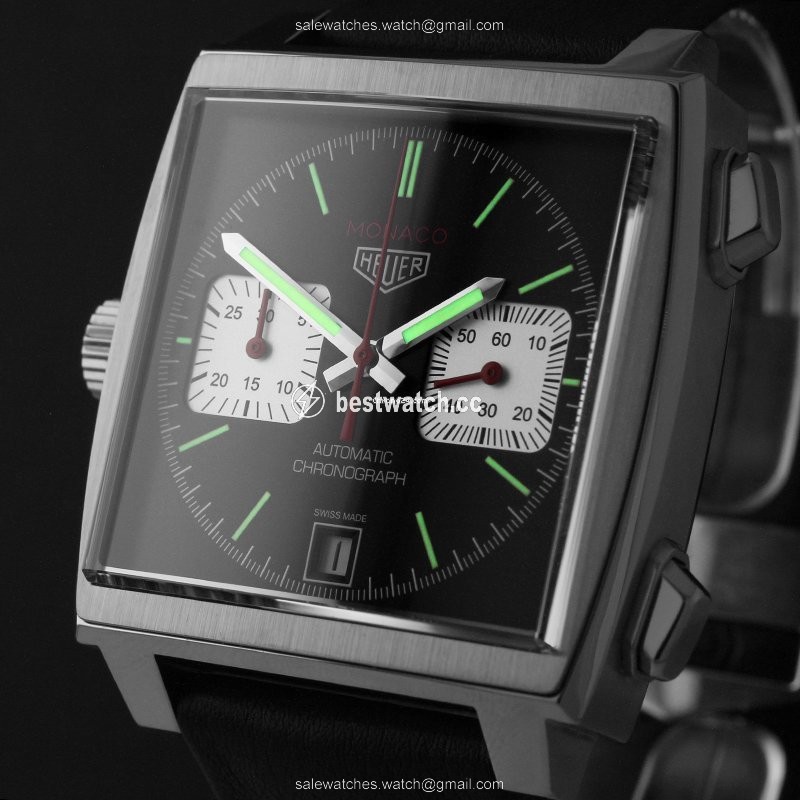 TAG Heuer Monaco Calibre 11 Mens watch Unisex Steel CAW211S.FC6375 Replica 2