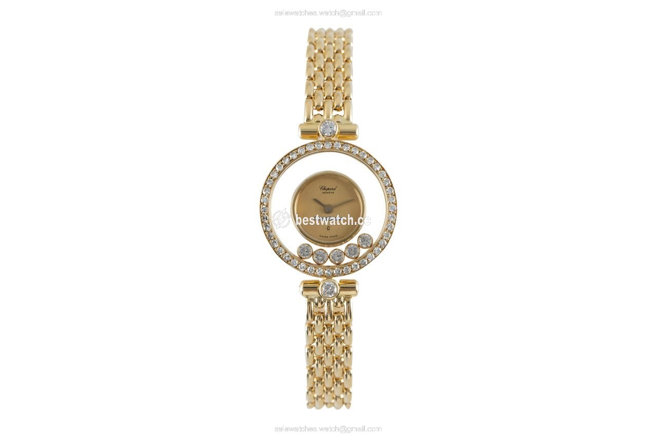 IMG_9085 Chopard Happy Diamonds Womens watch Quartz Yellow gold 20 3926 Replica 2