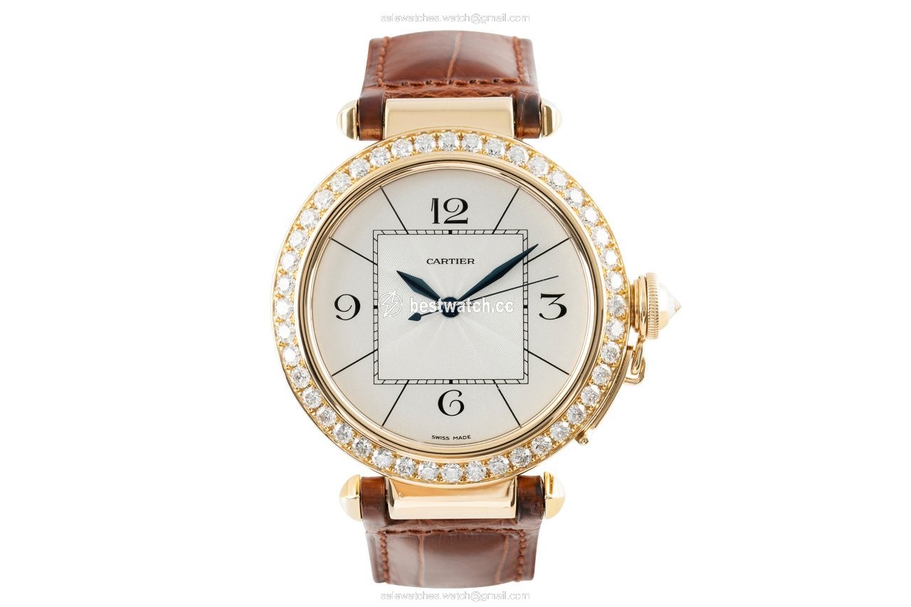 Cartier Pasha Womens watch Automatic Yellow gold WJ120351 Replica 2