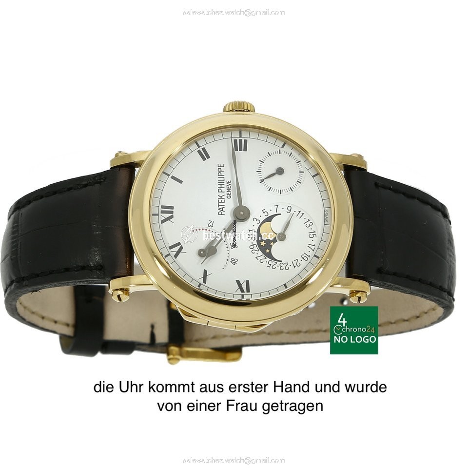 IMG_9085 Patek Philippe Complications Mens watch Unisex Automatic Yellow gold 5054J Replica 2