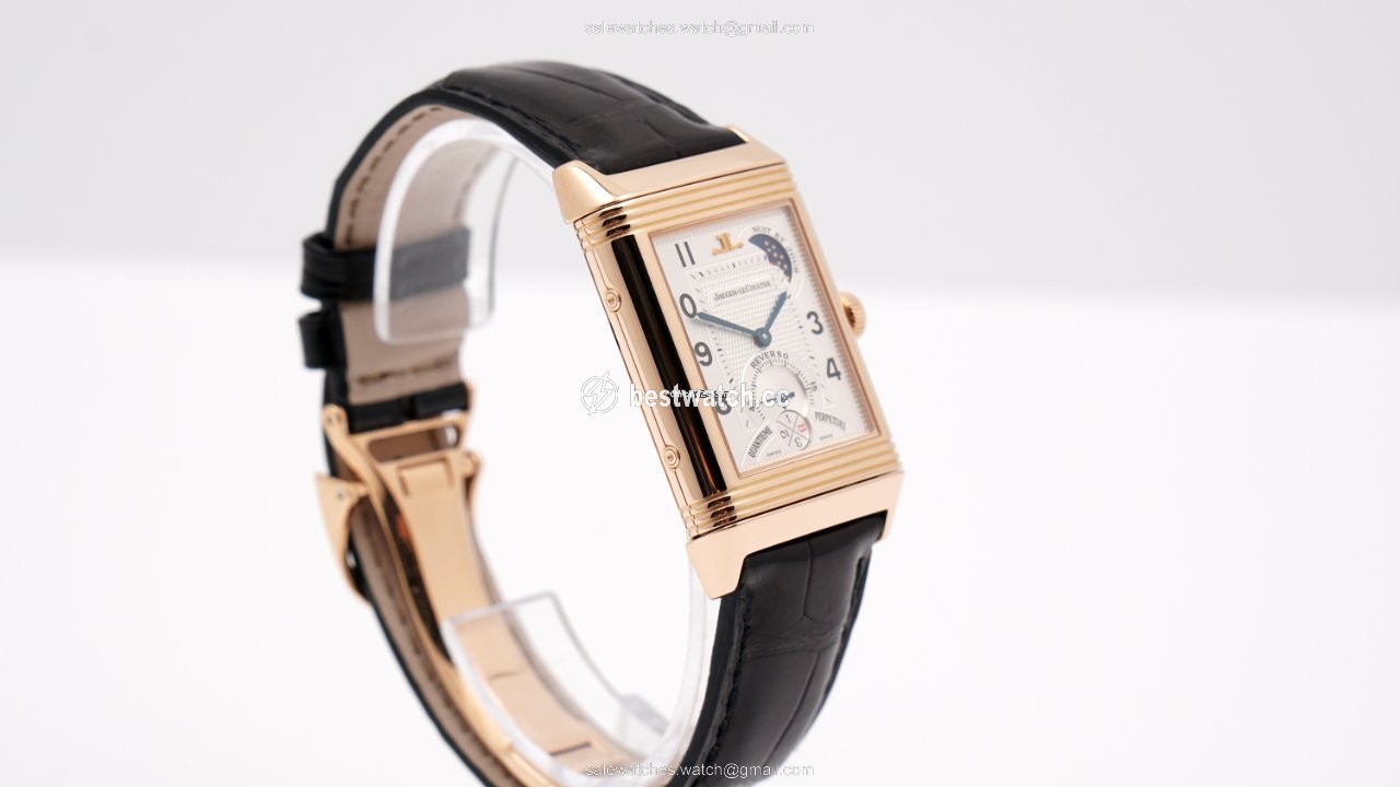 IMG_9085 Jaeger-LeCoultre Reverso Mens watch Unisex Manual winding Rose gold 270.2.55 Replica 2