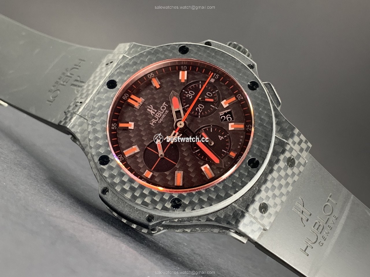 IMG_9085 Hublot Big Bang 44 mm Automatic Carbon 301.QX.1734.RX Replica 2