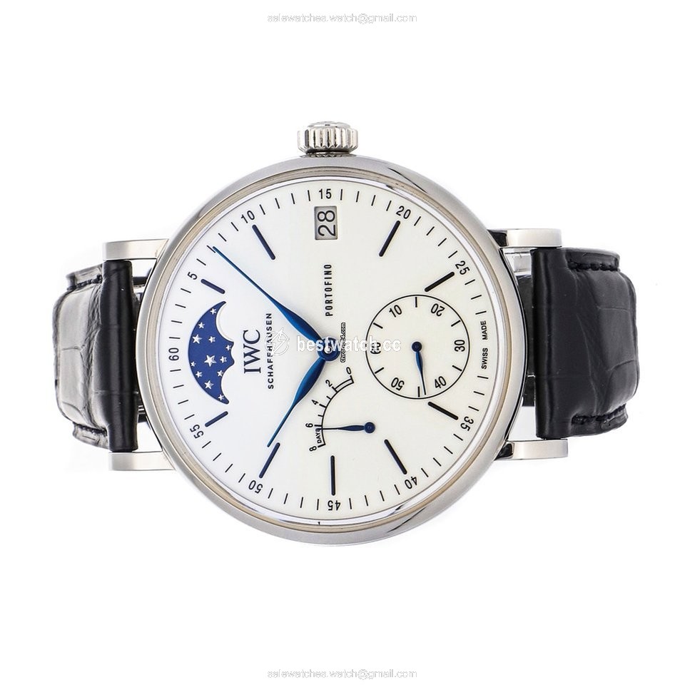 IMG_9085 IWC Portofino Hand-Wound Mens watch Unisex Manual winding Steel IW5164-06 Replica 2