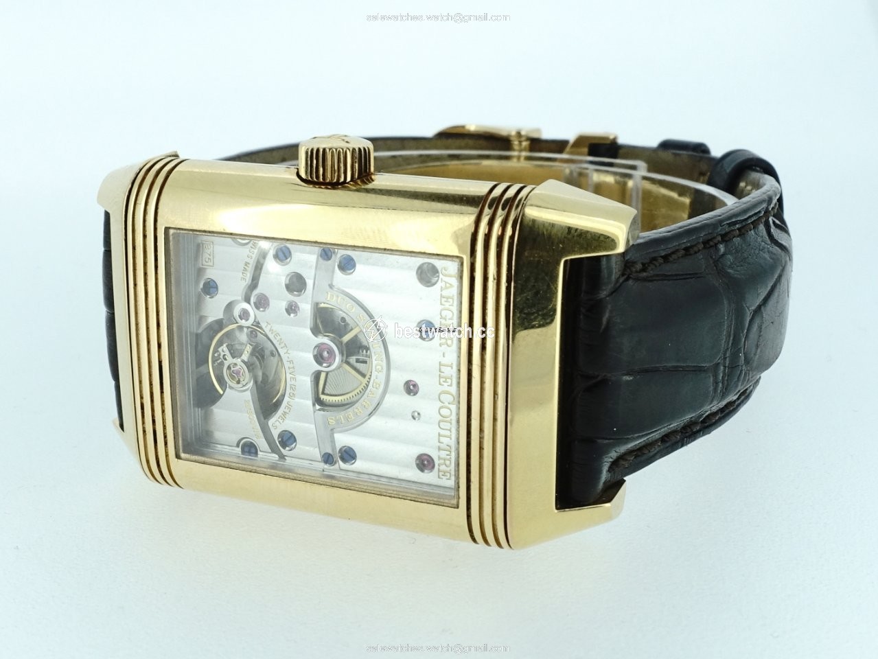 IMG_9085 Jaeger-LeCoultre Reverso Grande Date Mens watch Unisex Manual winding Rose gold 240.2.15 Replica 2