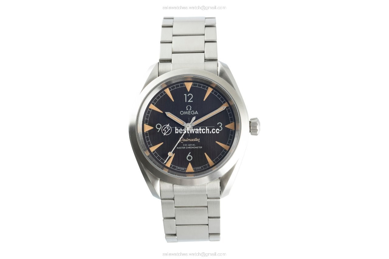 IMG_9085 Omega Seamaster Railmaster Mens watch Unisex Automatic Steel 220.12.40.20.01.001 Replica 2
