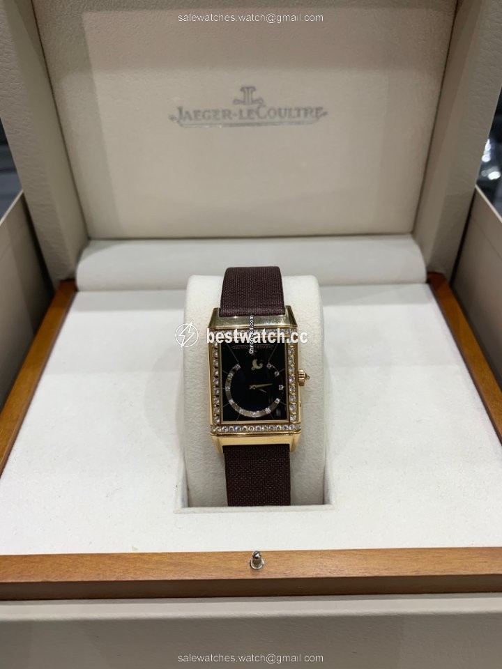 Jaeger-LeCoultre Reverso Womens watch Manual winding Rose gold 269.2.54 Replica 2