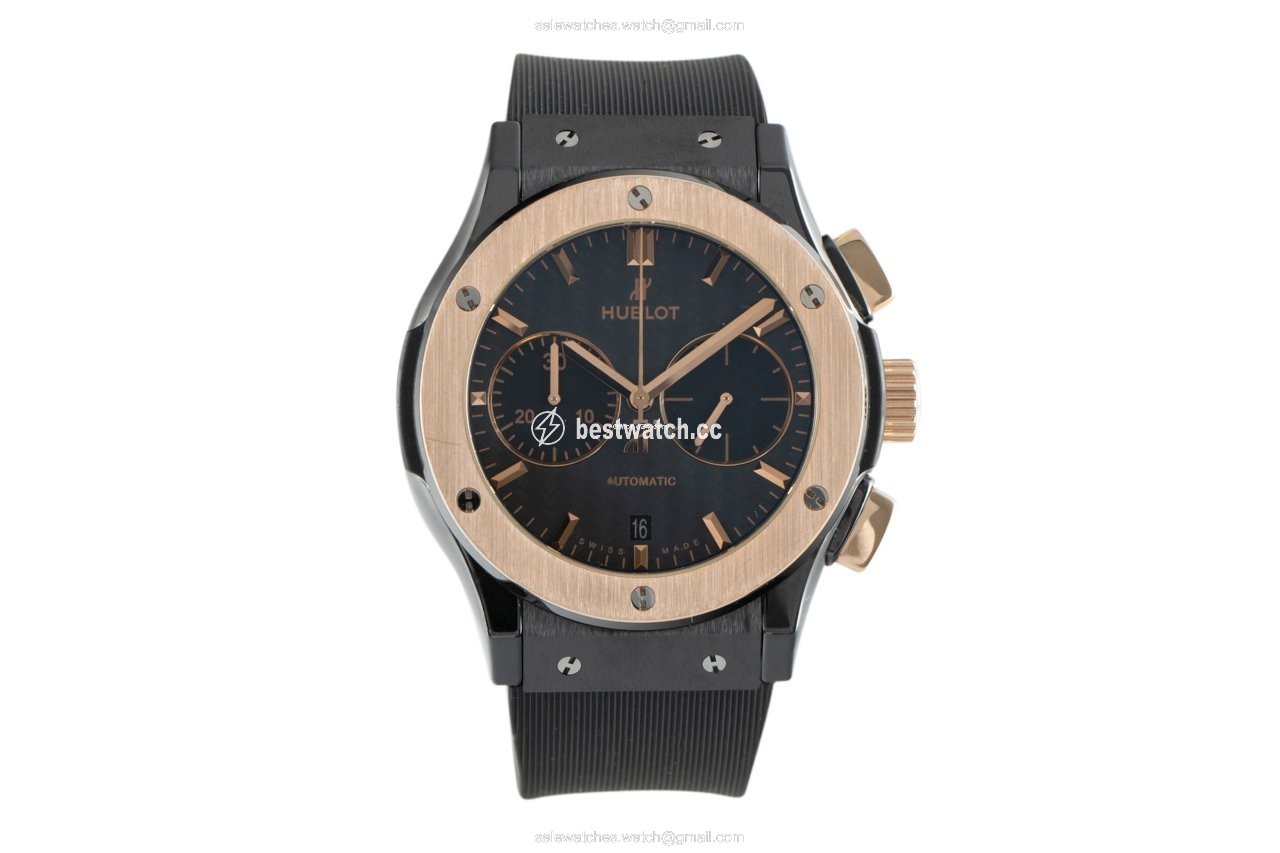 IMG_9085 Hublot Classic Fusion Chronograph Mens watch Unisex Automatic Ceramic 521.CO.1781.RX Replica 2