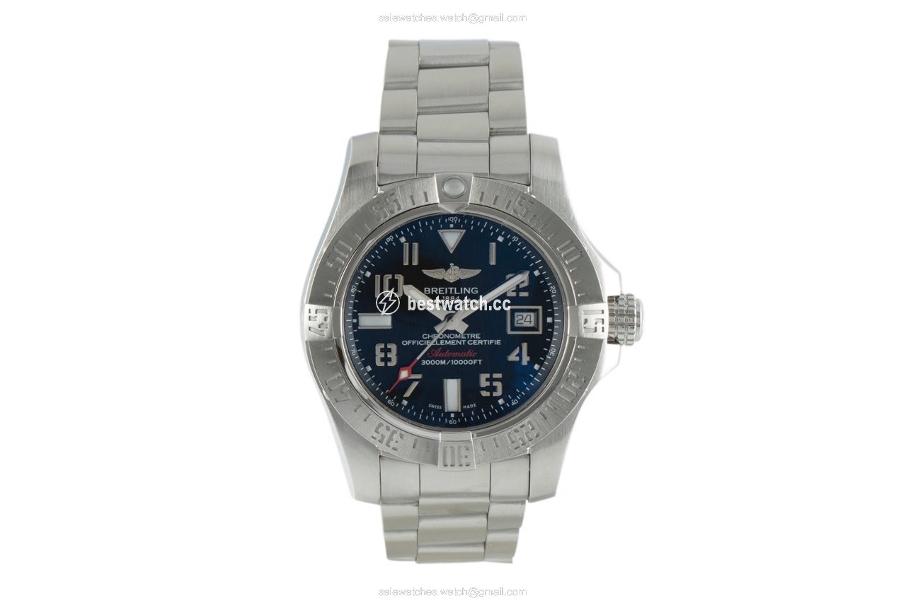 IMG_9085 Breitling Avenger II Seawolf Mens watch Unisex Automatic Steel A17331 Replica 2