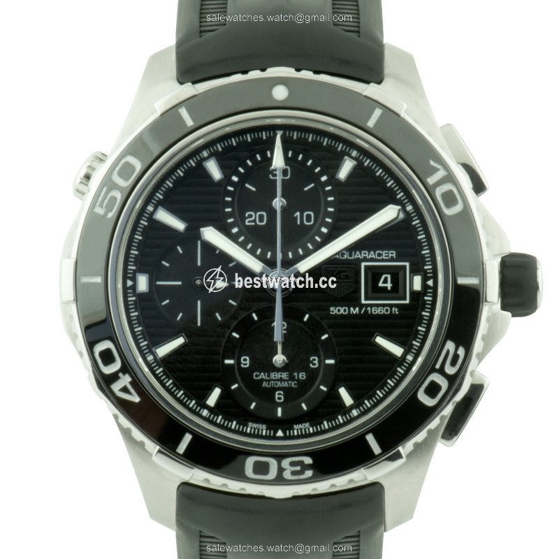 IMG_9085 TAG Heuer Aquaracer 500M Mens watch Unisex Automatic Steel CAK2110 Replica 2
