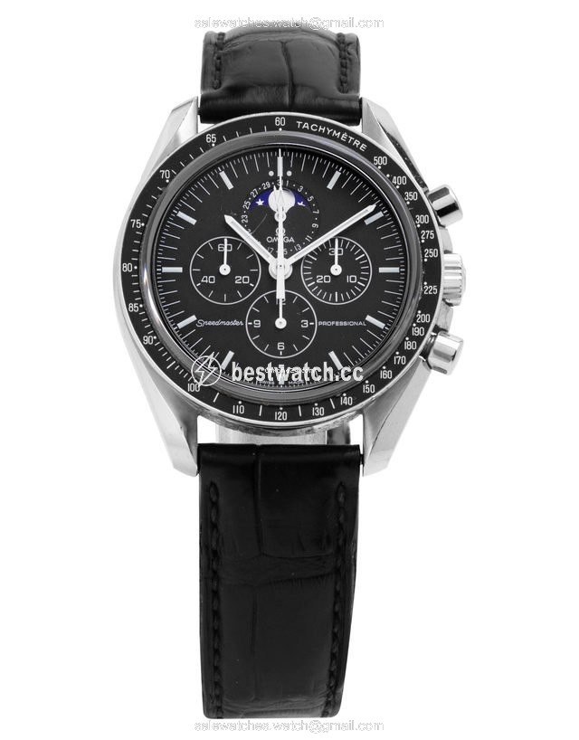 IMG_9085 Omega Speedmaster Professional Moonwatch Moonphase Mens watch Unisex Manual winding Steel 3876.50.31 Replica 2