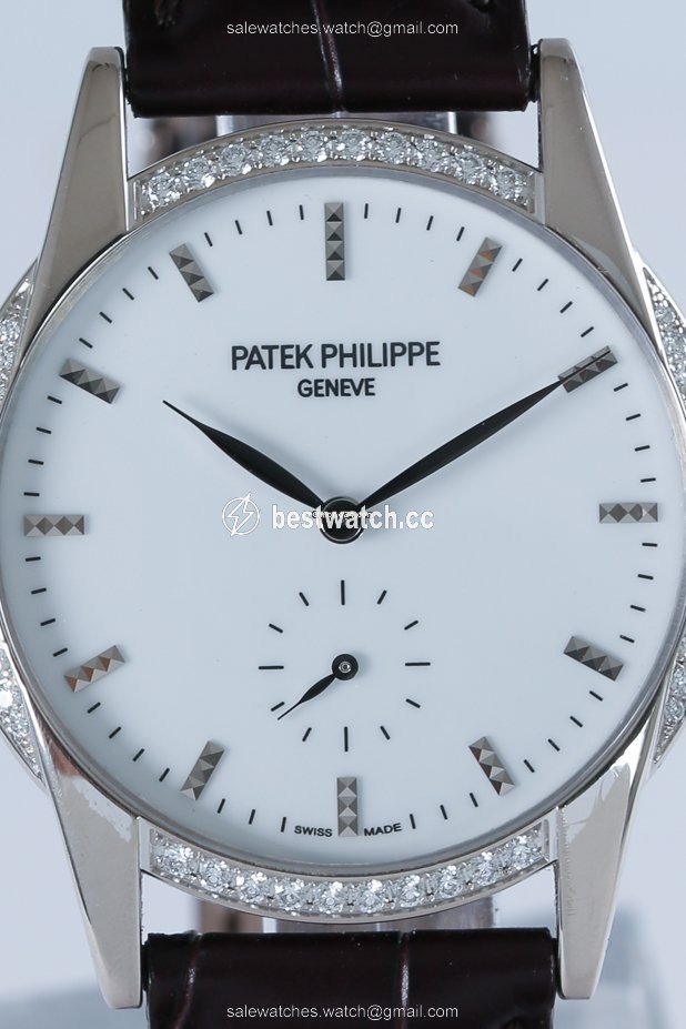 Patek Philippe Calatrava Womens watch Manual winding White gold 7122 200G-001 Replica 2
