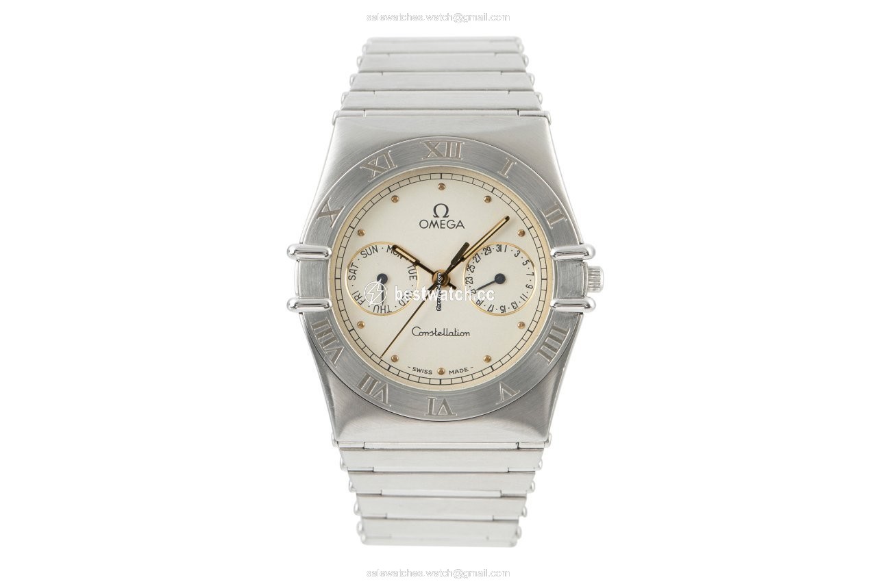 IMG_9085 Omega Constellation Day-Date Mens watch Unisex Quartz Steel 398.0869 Replica 2