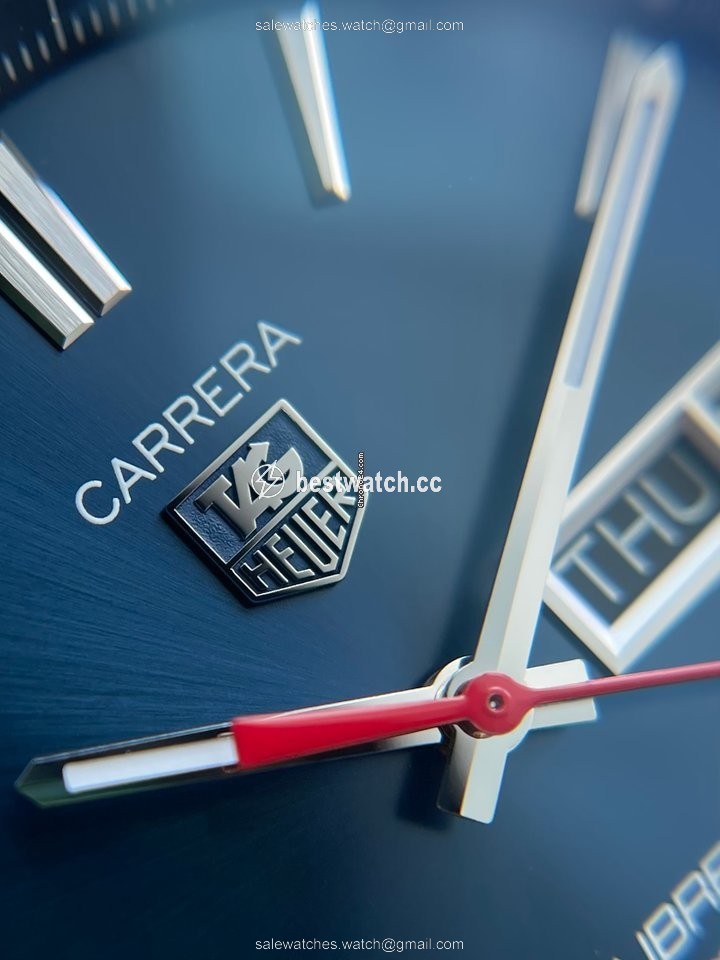 TAG Heuer Carrera Calibre 5 Mens watch Unisex Automatic Steel WAR201P.FC6485 Replica 2