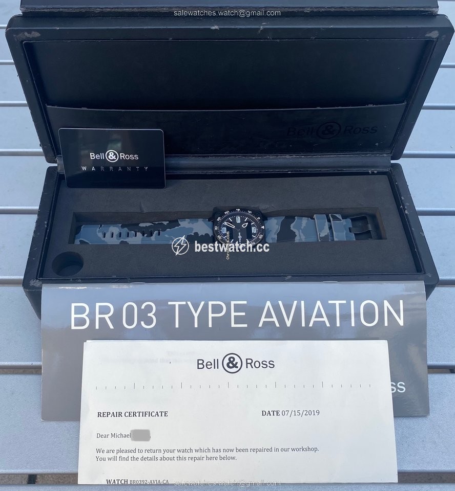 IMG_9085 Bell & Ross BR 03 Mens watch Unisex Quartz Steel BR0392-AVIA-CA Replica 2