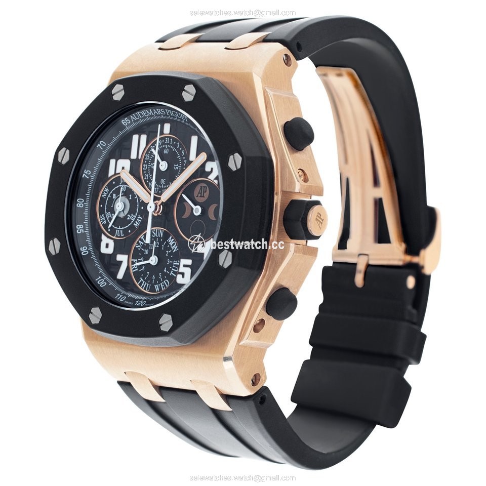 Audemars Piguet Royal Oak Offshore Mens watch Unisex Automatic Rose gold 26262OK.OO.D002CA.01 Replica 2