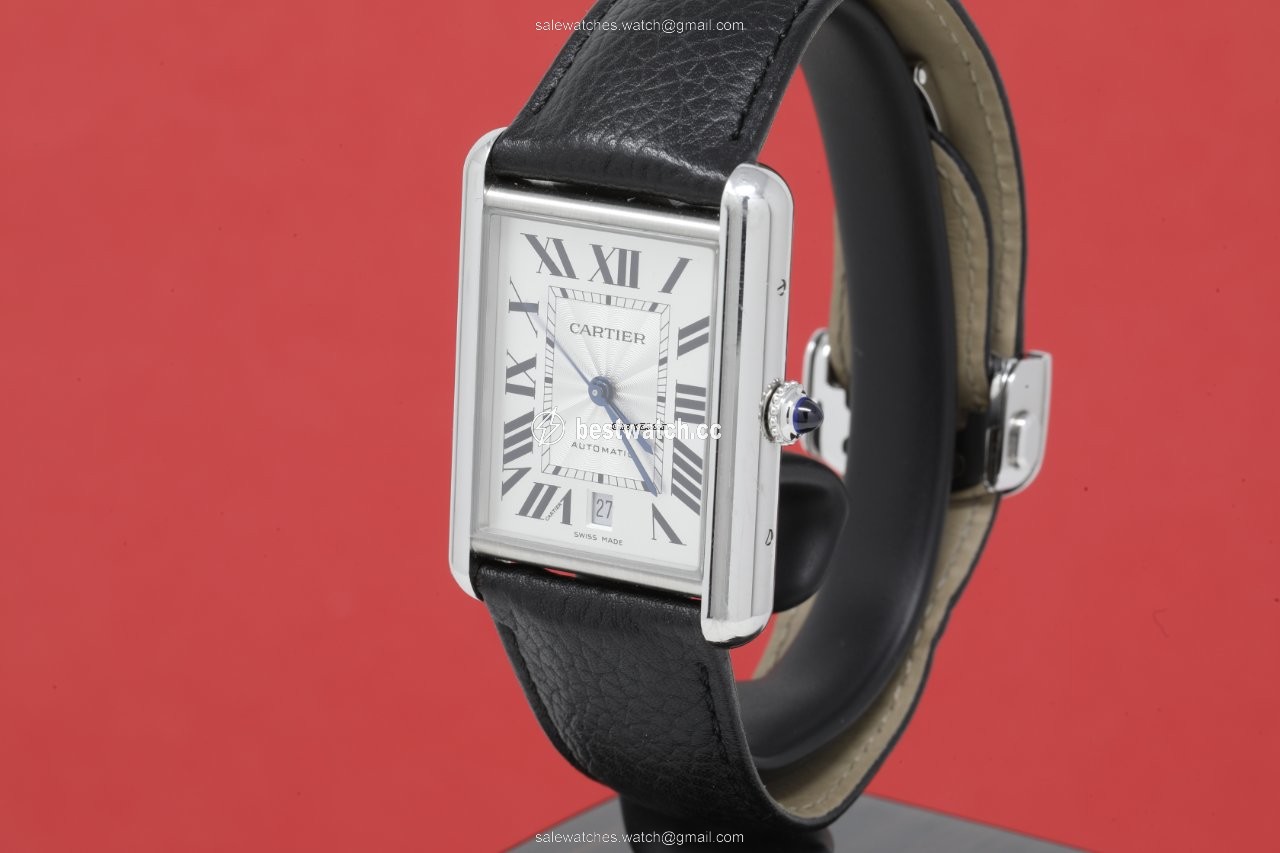 Cartier Tank Mens watch Unisex Automatic Steel WSTA0040 Replica 2